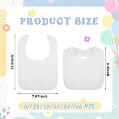 Toulite double-sided bib featuring a magic sticker closure for quick use.
