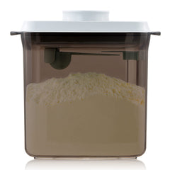 Tourdeus 1700ml airtight container front view for secure milk powder storage.