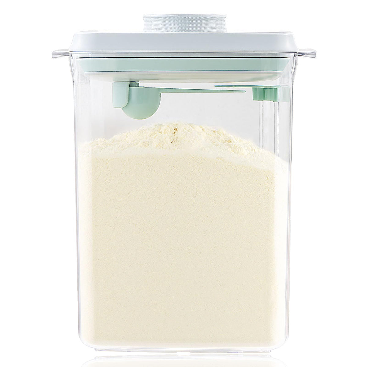 Tourdeus Baby Milk Powder Container with airtight cap keeps formula fresh.
