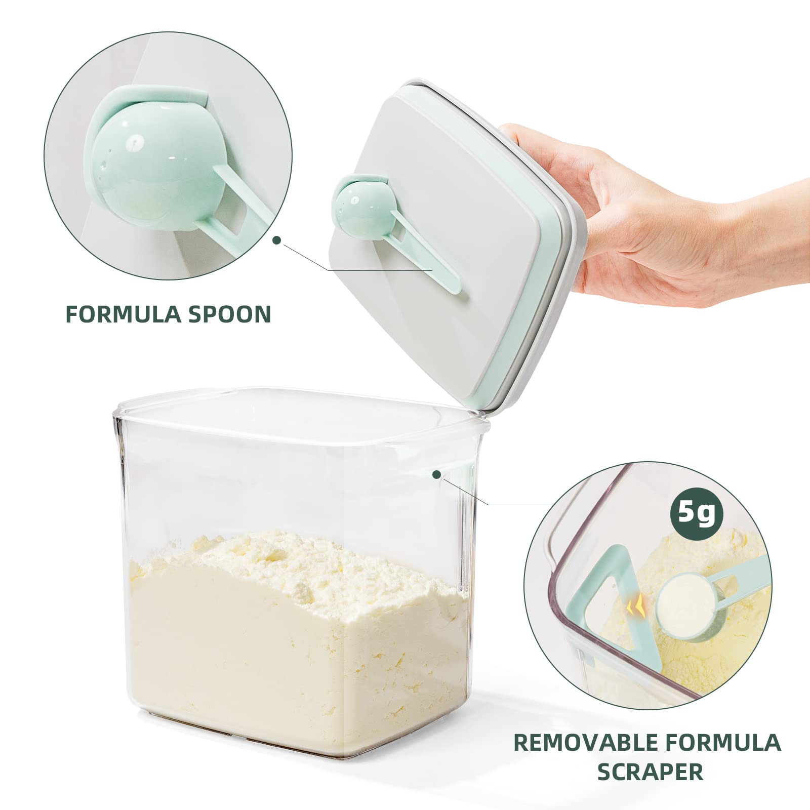 Tourdeus replaceable spoon holder and lid hook for easy organization