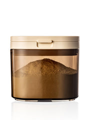 Tourdeus travel formula container with flip-top lid for easy on-the-go feeding