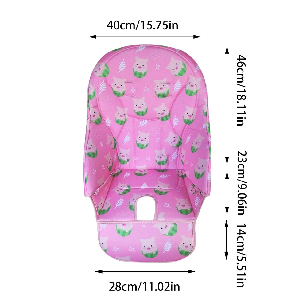 Toveival pattern-design cushion adds a modern look to any high chair