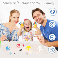 TOVIDO four transparent sheets for clean keepsake prints.