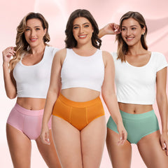 ToVii heavy flow underwear side view showing wide waistband and secure fit