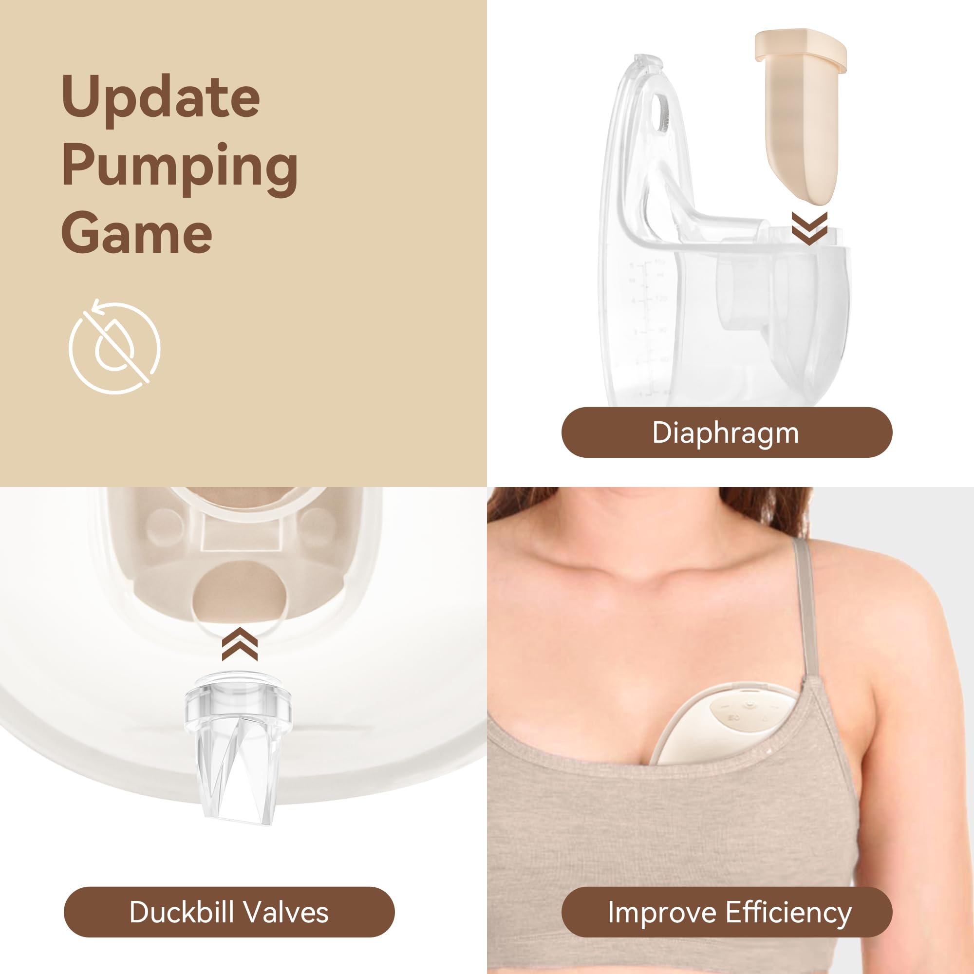 TOVVILD duckbill valve backflow design helps prevent leaks during use.