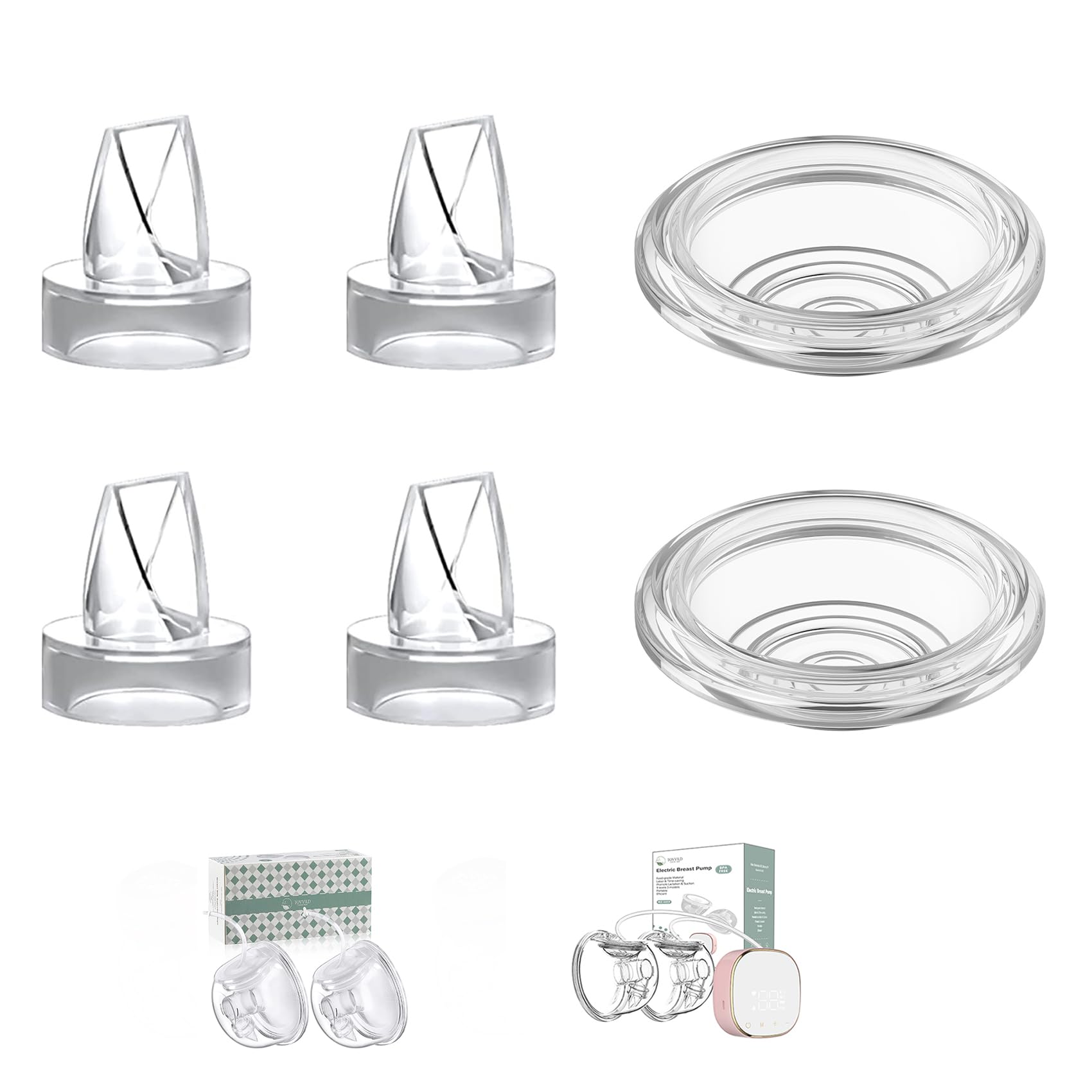 TOVVILD duckbill valves and silicone diaphragm close-up for smooth pump operation