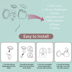 TOVVILD two-pack milk collection cups for convenient pumping