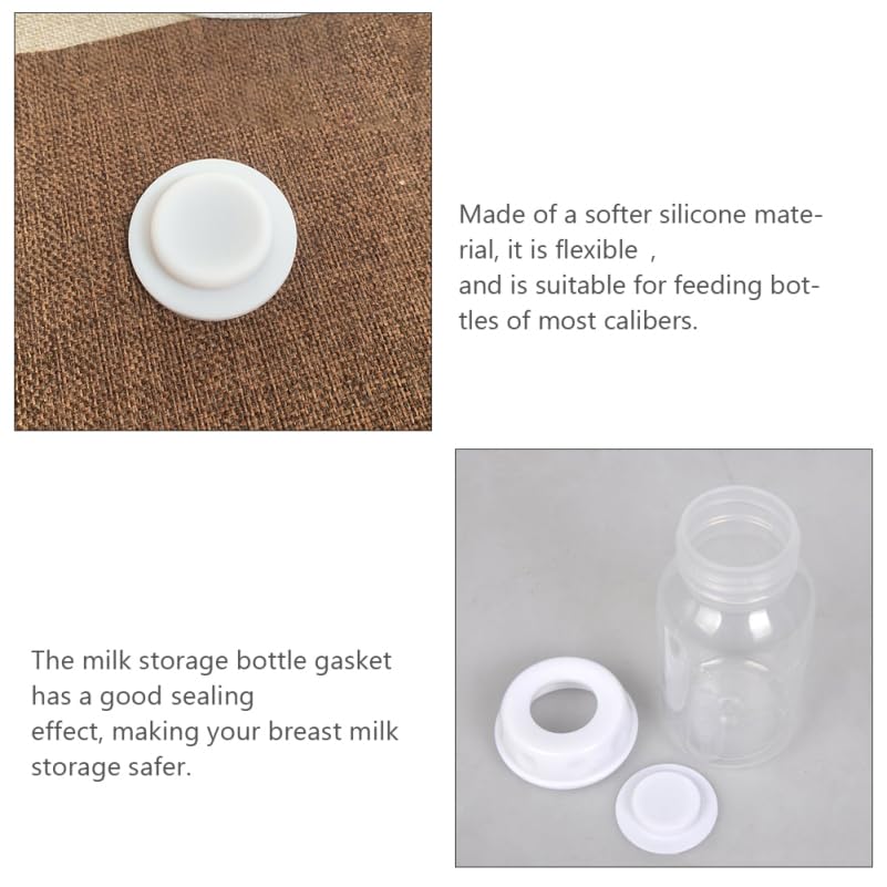 TOYANDONA standard mouth bottle gasket compatible with many milk storage systems