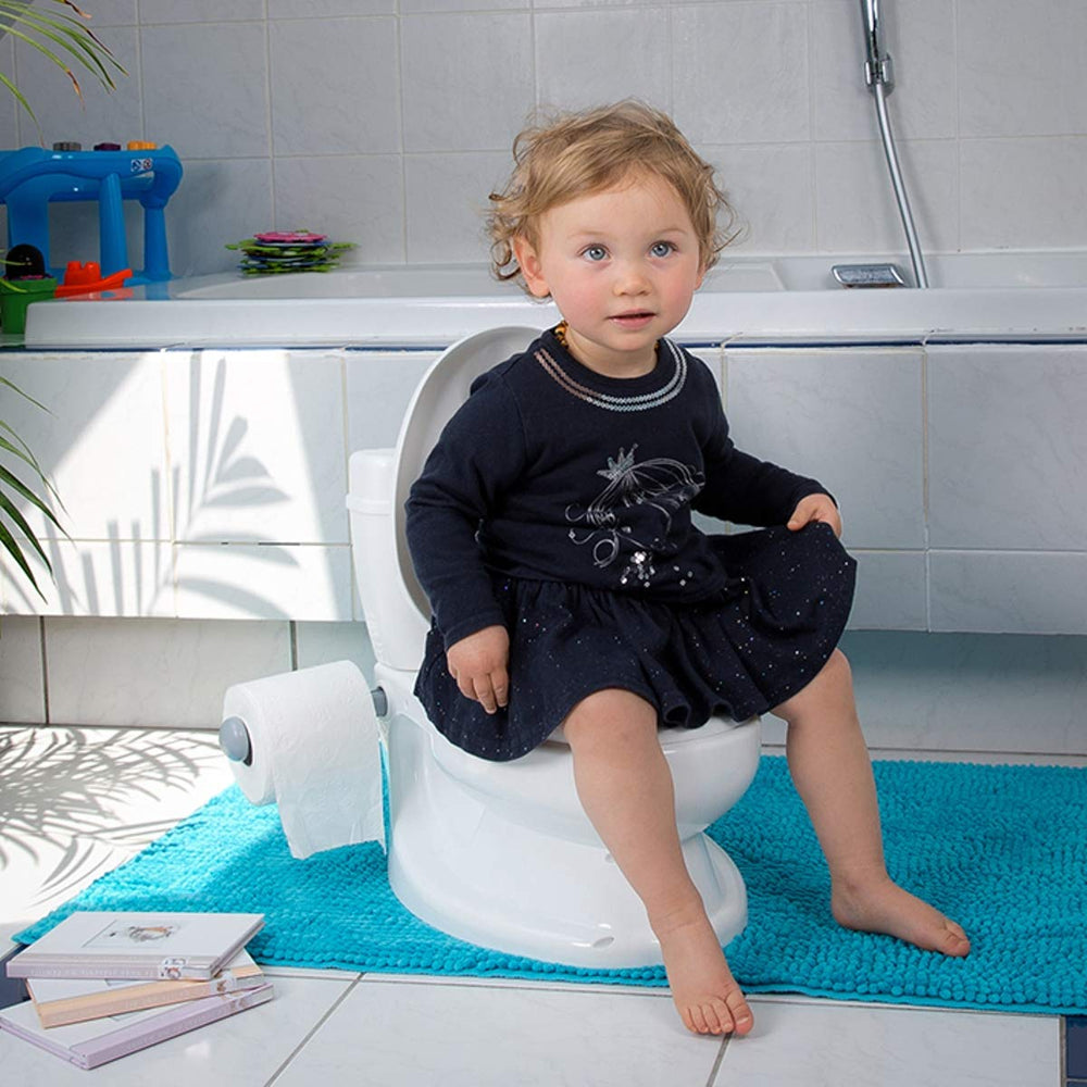 ToyLet removable seat doubles as bowl and potty seat