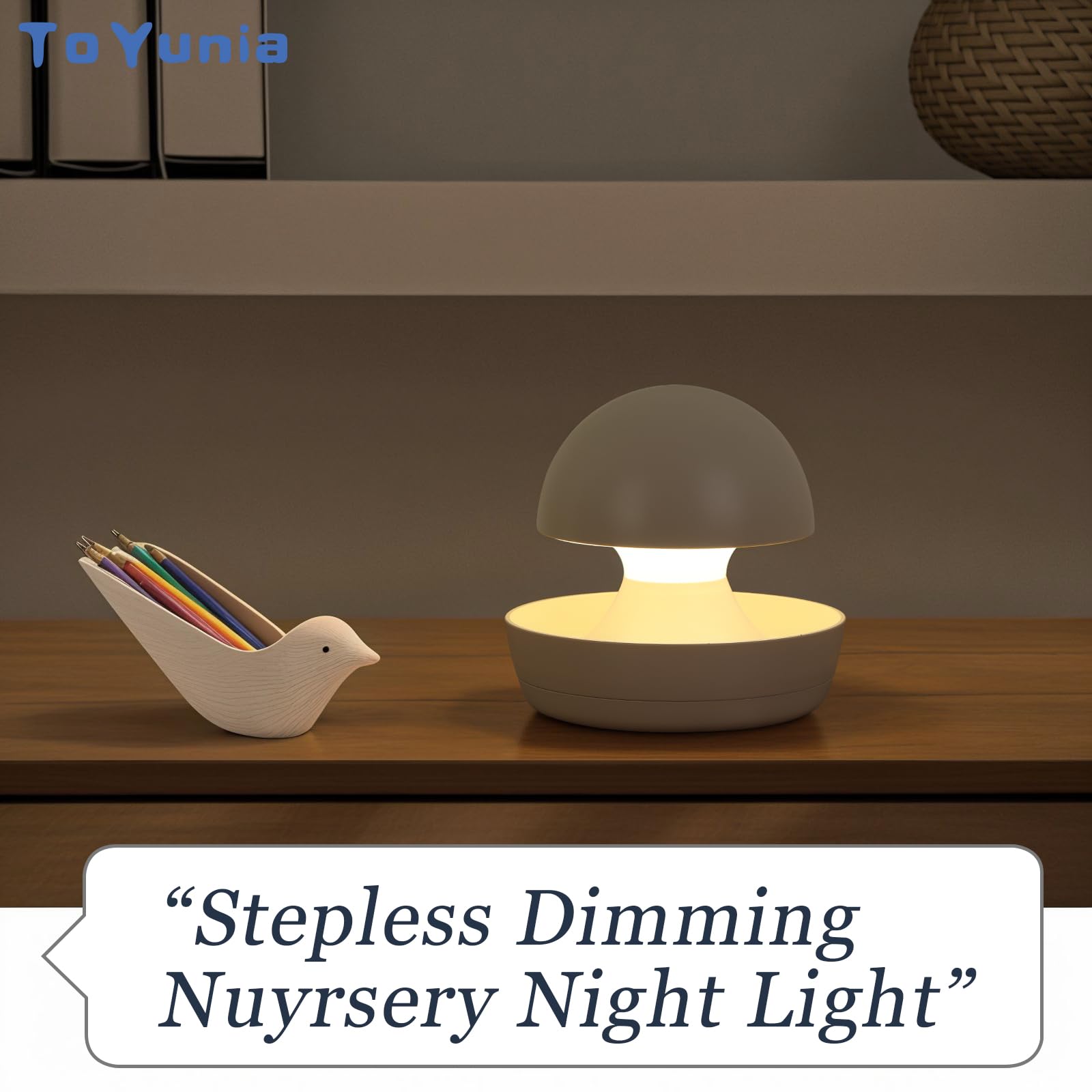 Toyunia safe night light made with ABS PP PC without sharp edges.