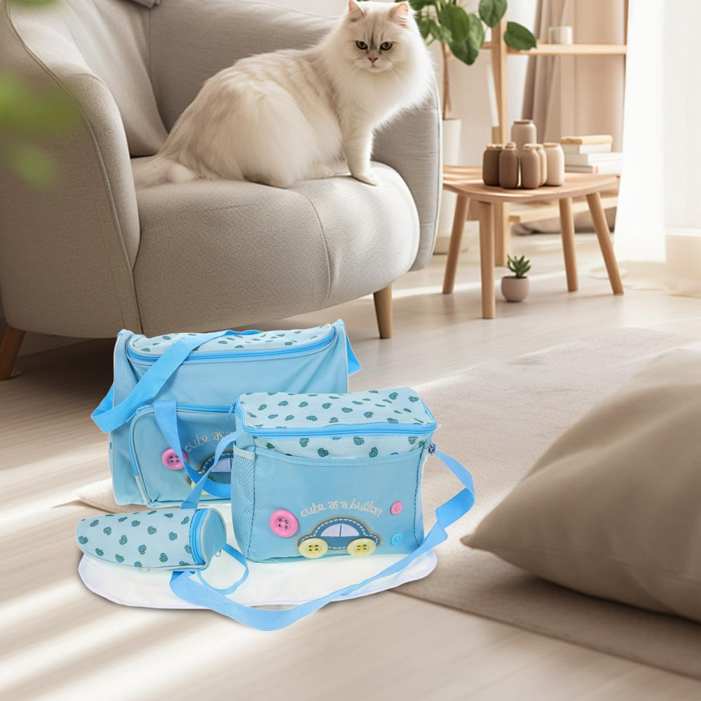 Toyvian sky-blue 4-in-1 set blends style and practicality for busy parents