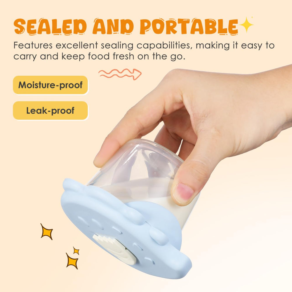 Toyvian baby glass dessert cups with lid easy to clean after daily use.