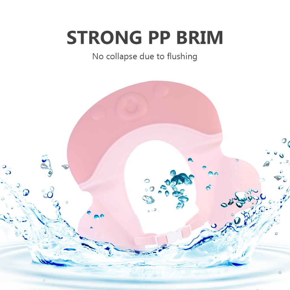 Toyvian bath visor for newborns protects eyes from water splashes.