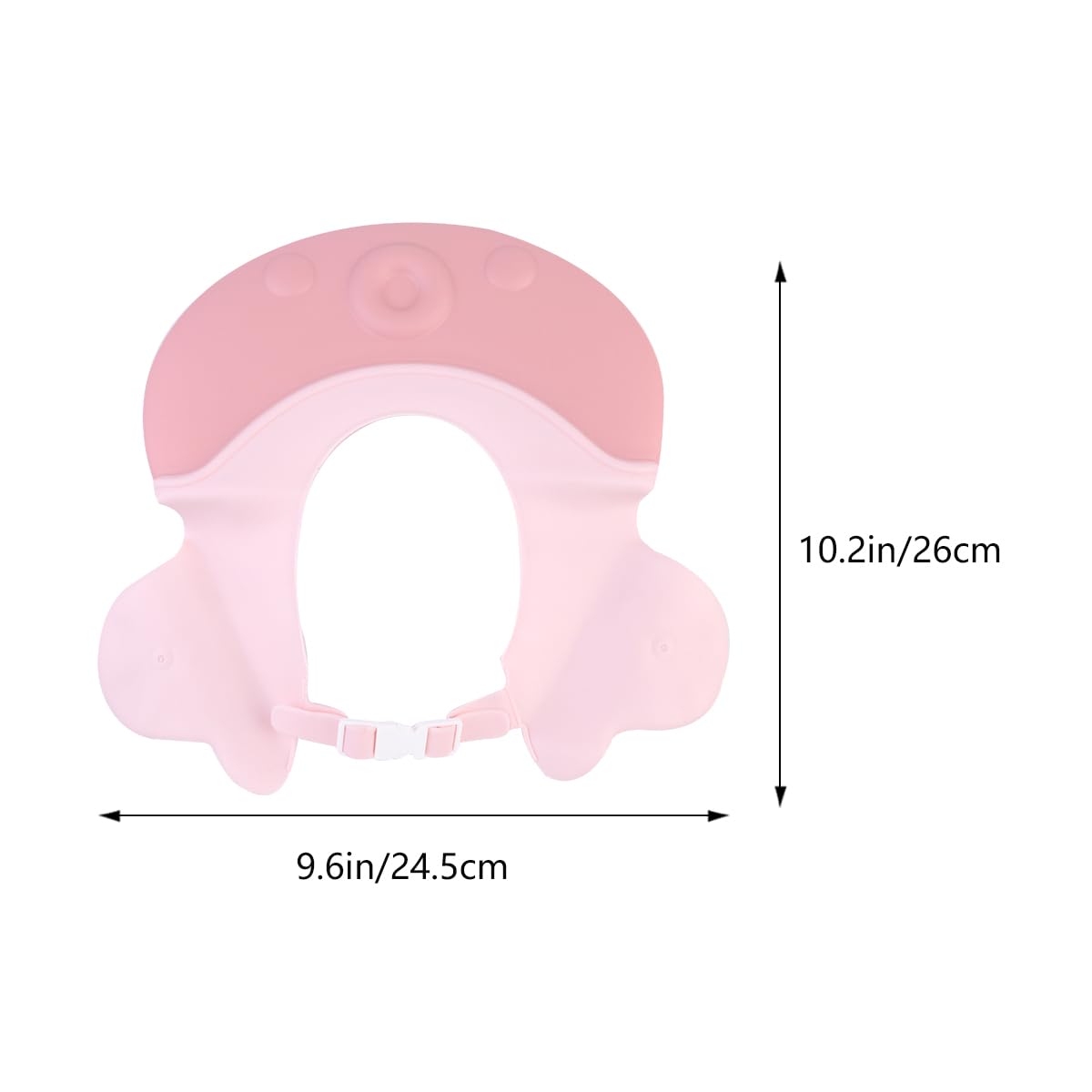 Toyvian cartoon-design cap adds fun while keeping hair area dry.