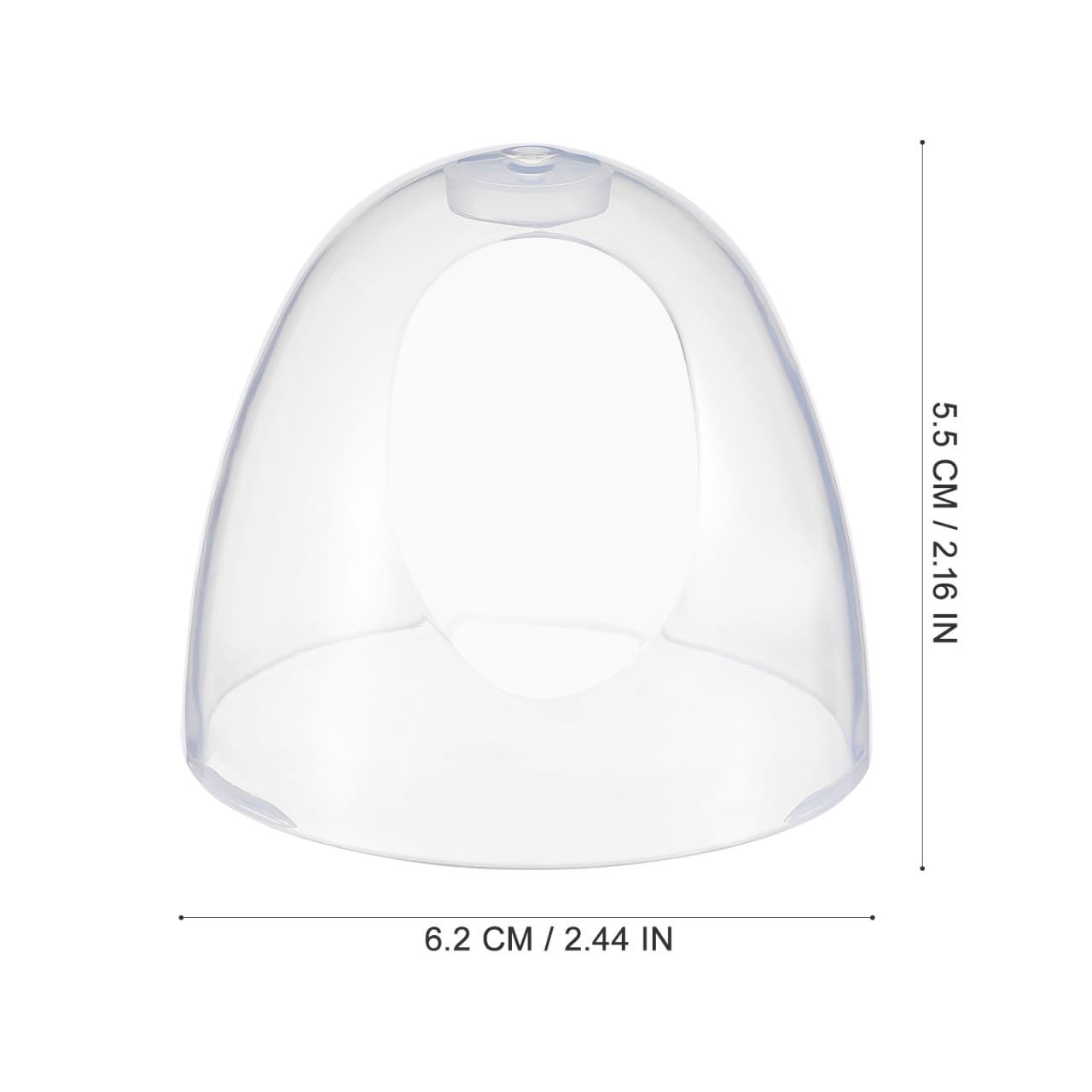 Toyvian clear bottle cap keeps nipples clean, supporting hygienic bottle prep.