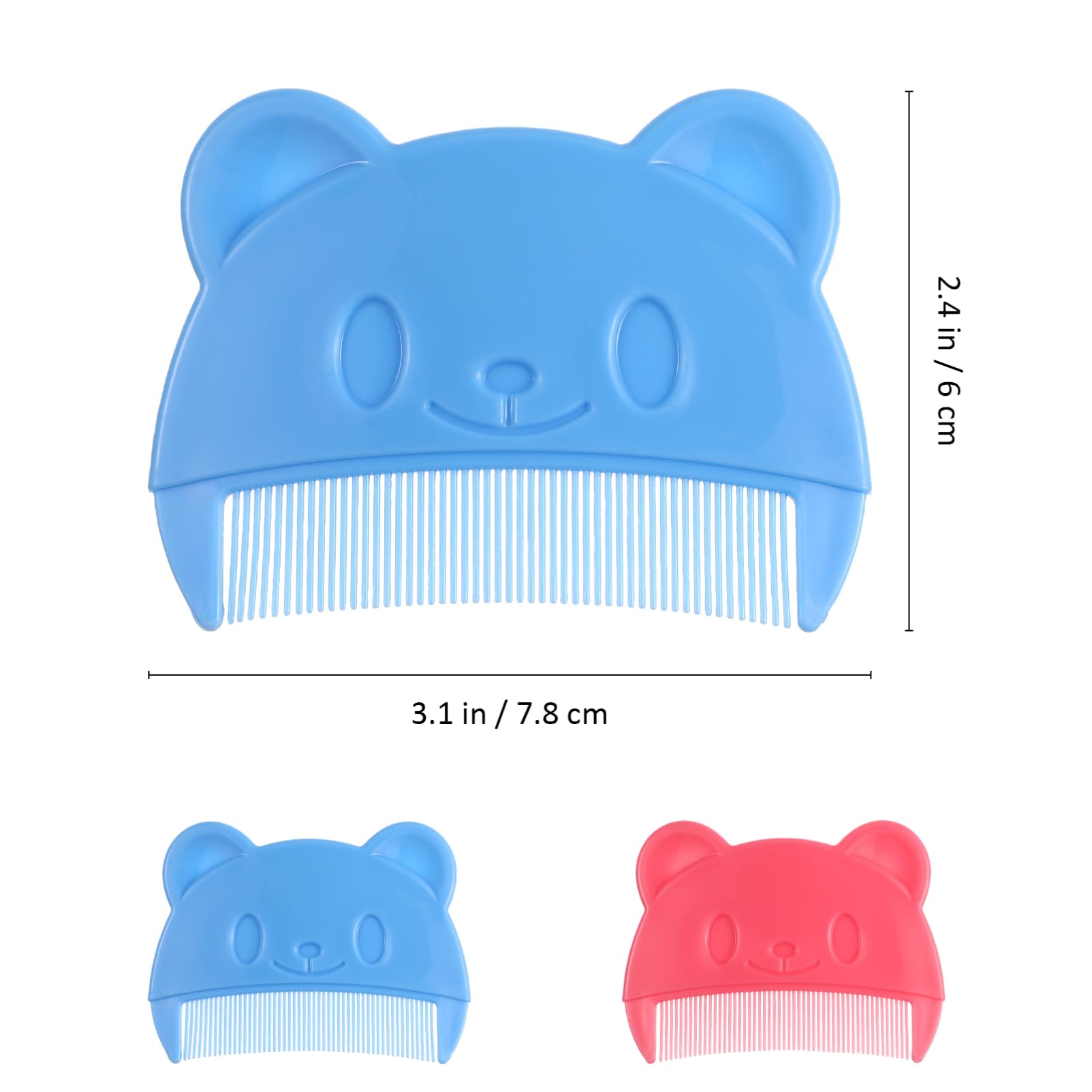 Toyvian gentle cradle cap brush with soft teeth for baby scalp