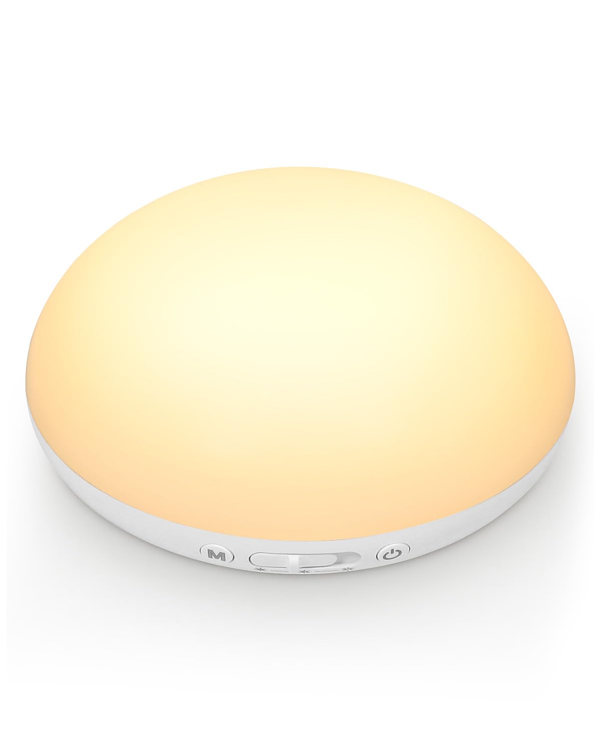 TOZING baby night light with intuitive controls glows softly for midnight nursing moments