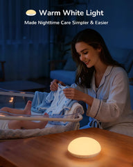 TOZING night light with extended battery life stays bright through long nights