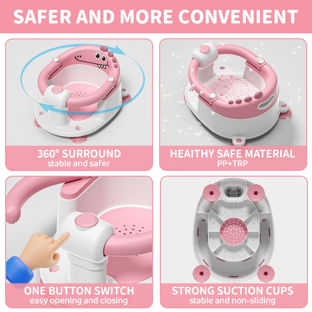 TPN portable bath seat ideal for home and travel.