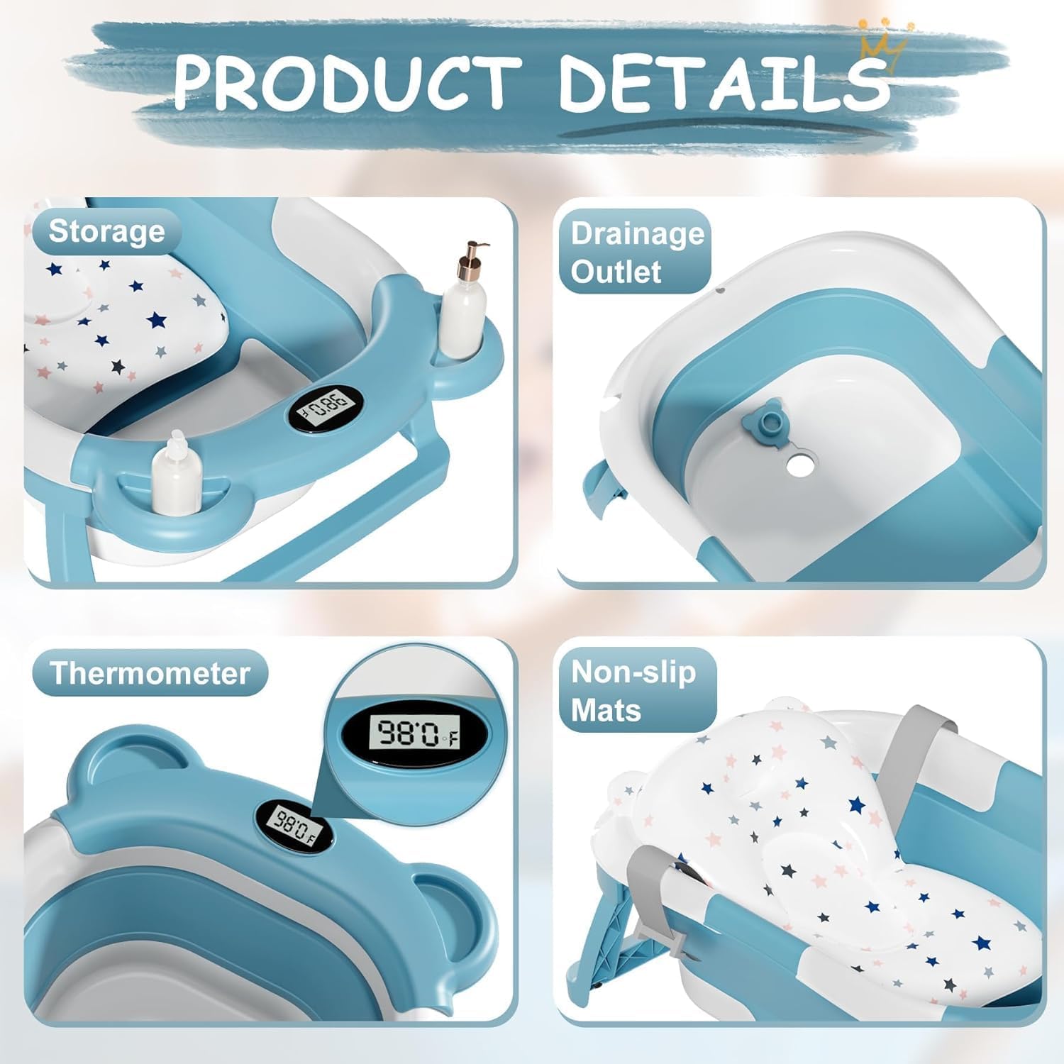 TPN drain plug design enables quick water release and easy cleaning