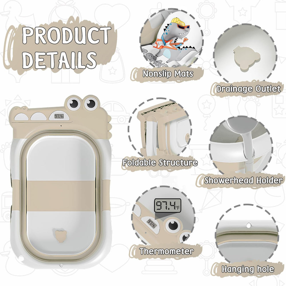TPN easy-drain function drains quickly for quick cleanup after baths.