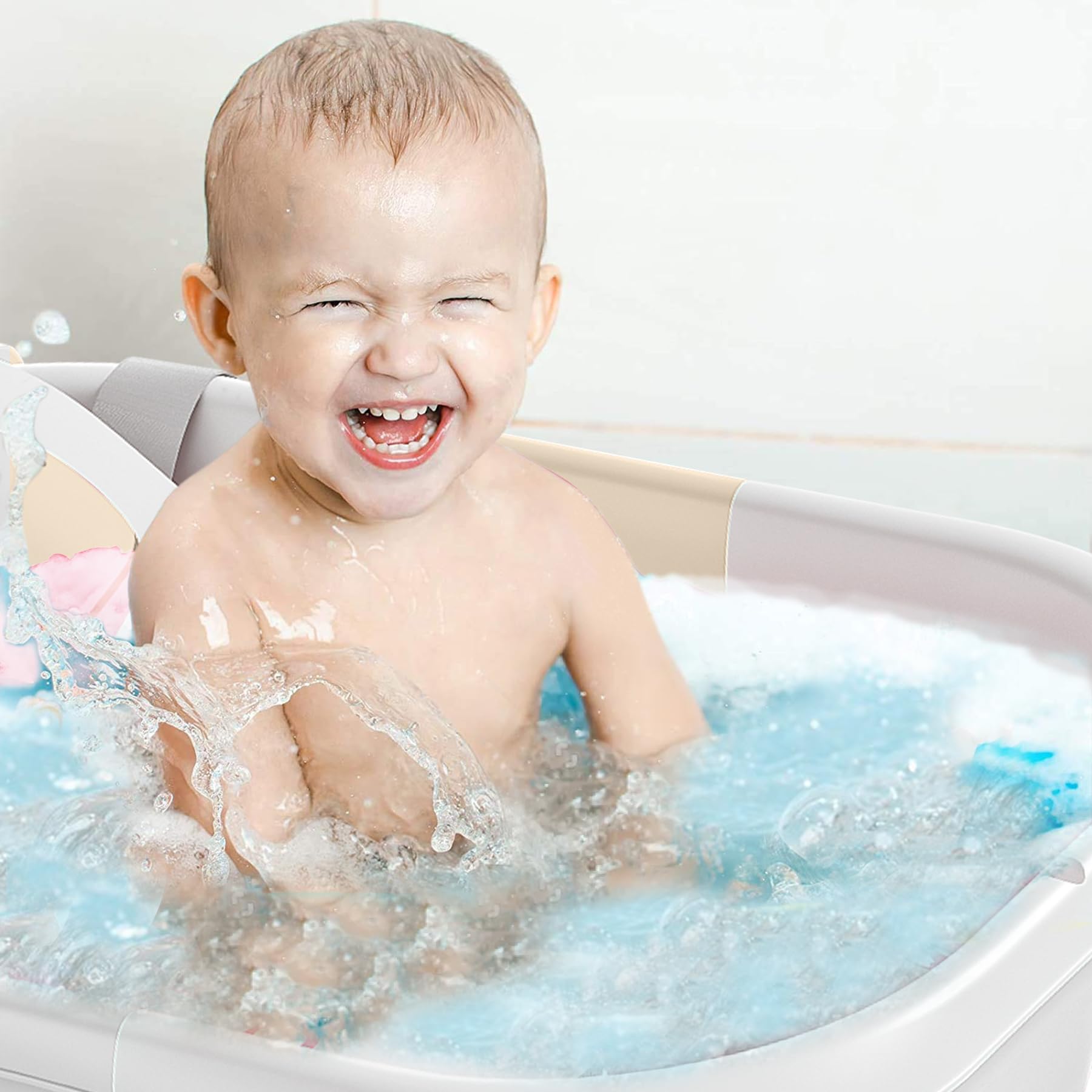 TPN non-slip base maintains tub stability on damp bathroom floors.