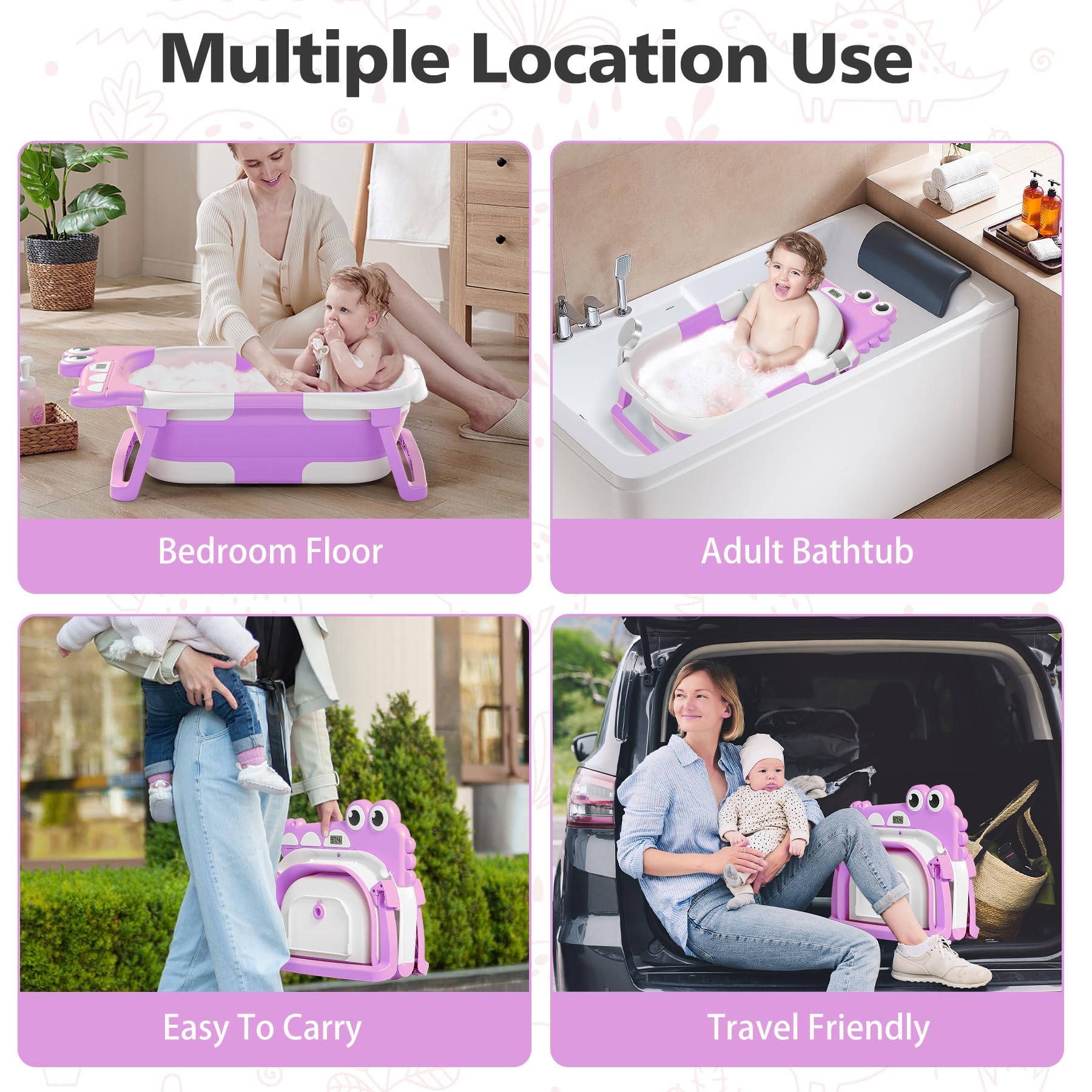 TPN easy-drain plug for quick bath cleanup.