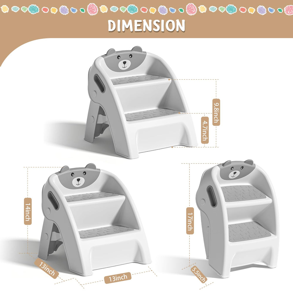 TPN Toddler Stool used for hand washing and brushing teeth.