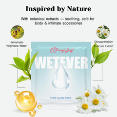 Tracy's Dog gentle, skin-friendly wipes, alcohol-free and hypoallergenic.