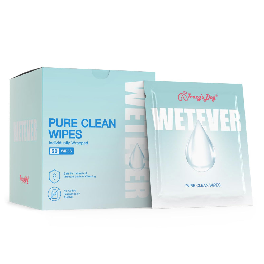 Tracy's Dog feminine wipes, individually wrapped for fresh use on the go.