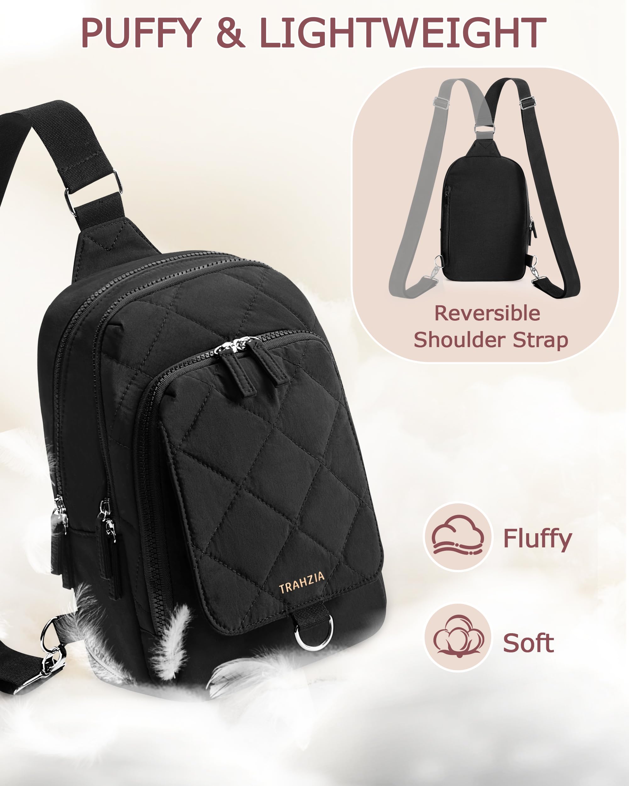 Trahzia mini diaper bag hidden back pocket keeps valuables secure