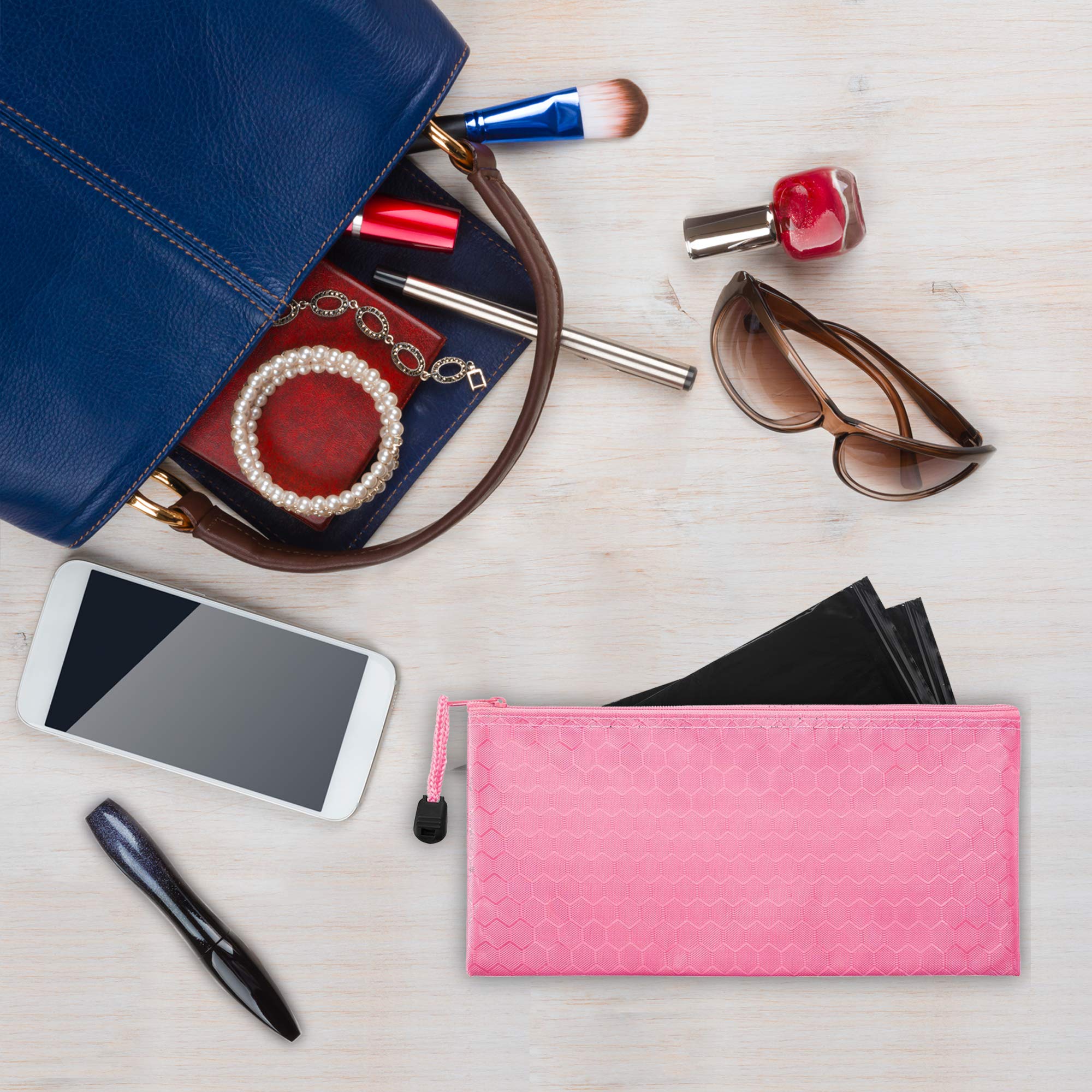 Trail Essentials odor-sealed bags reduce carry-out odors.