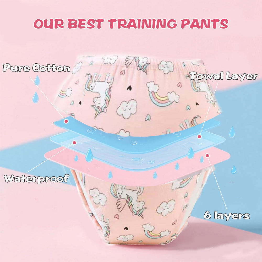 Training Pants Training Underwear leak-proof 6-layer core protects during accidents
