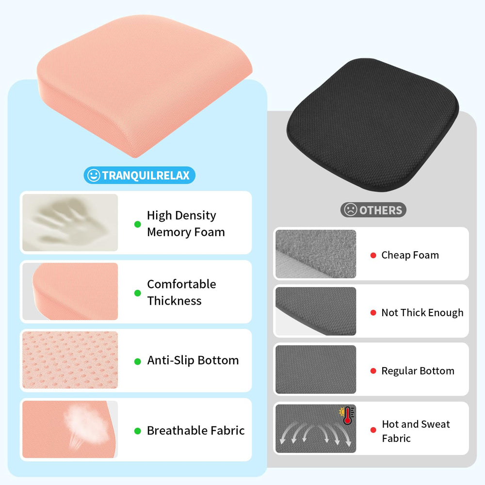 TranquilRelax removable mesh cover for breathability and easy cleaning