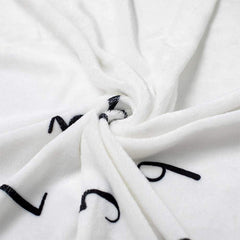 TRASUN blanket close-up texture shows ultra-soft flannel for baby comfort