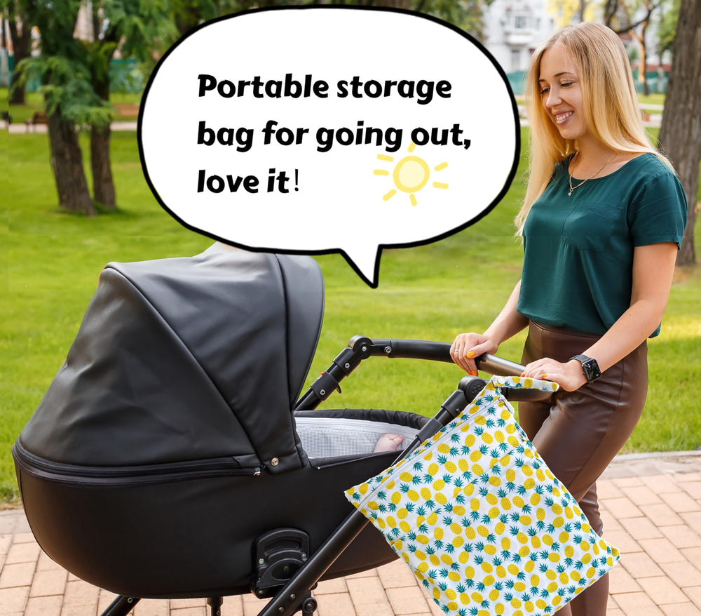 TRASUN lightweight, foldable bag fits any bag or stroller.