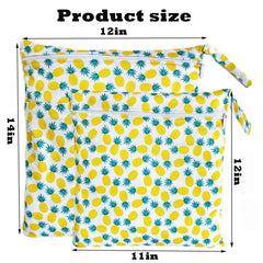 TRASUN waterproof diaper bag with zipper pockets protects clothes on trips.