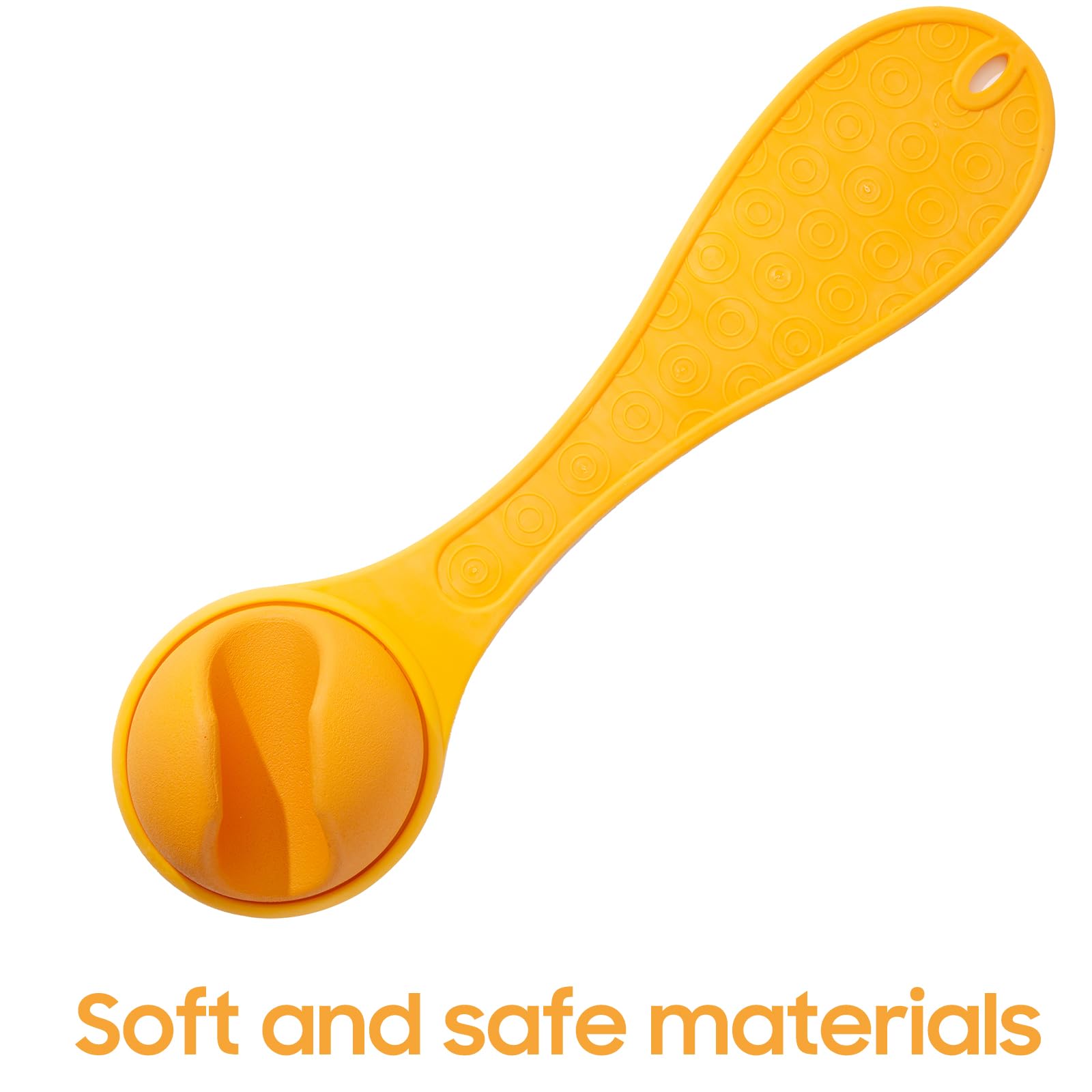 TreaHome orange anti-slip design prevents bottle slipping during burping.