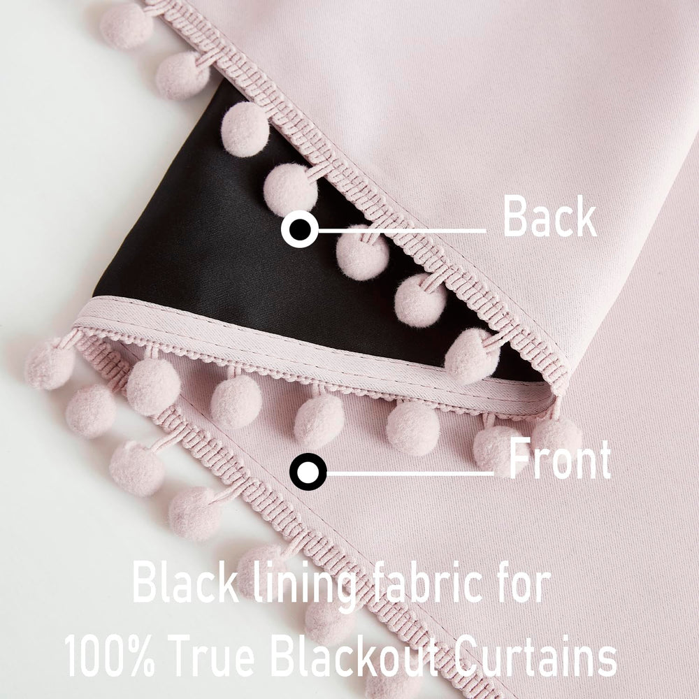 Treatmentex rod-pocket header enables easy installation and a casual gathered look.