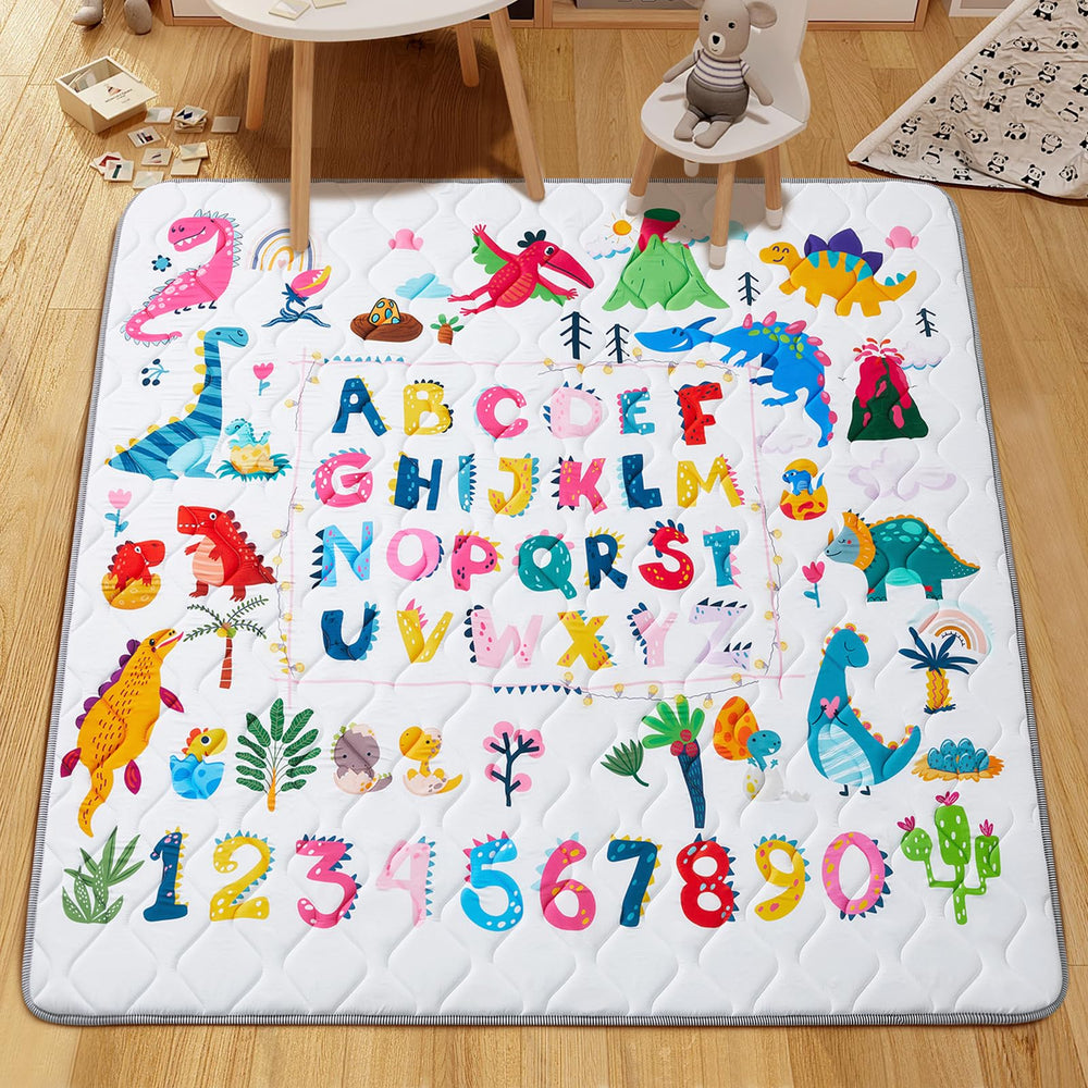 TreeBud Play Mat with non-slip base helps keep play safe during active sessions.