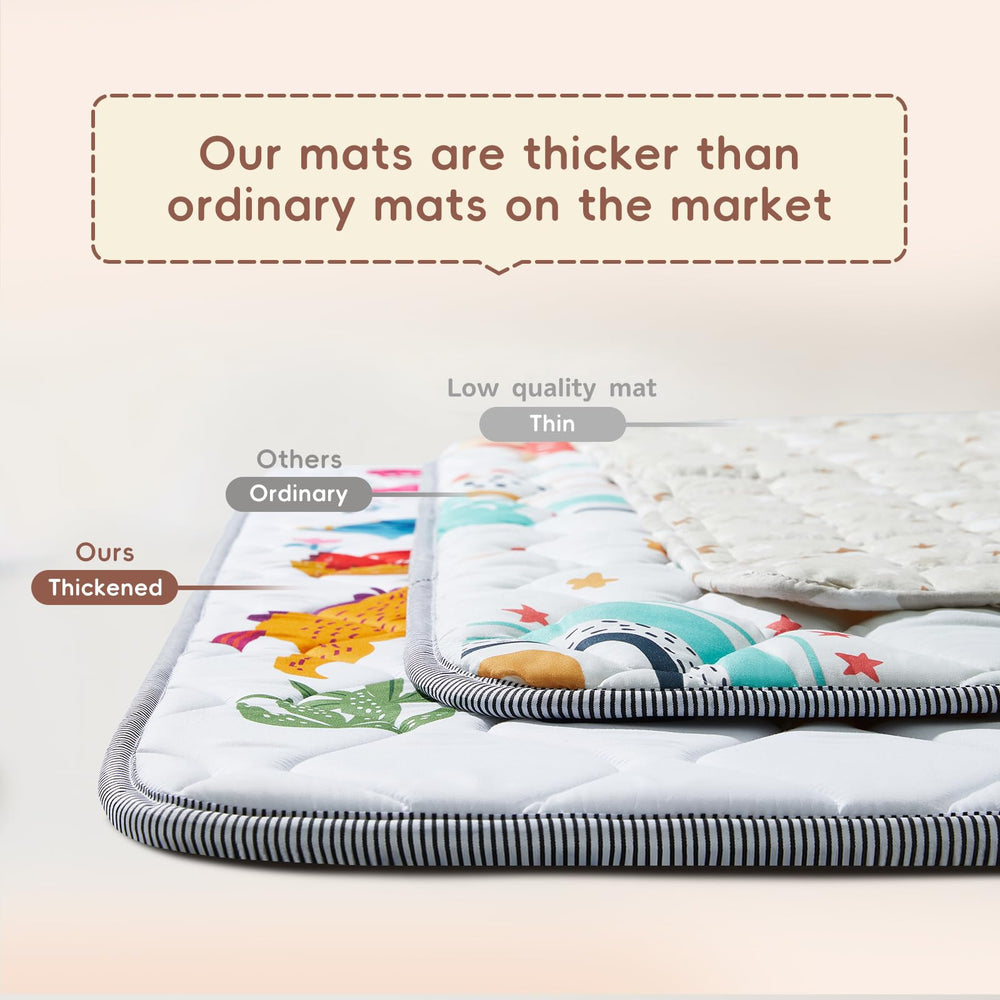 TreeBud Baby Play Mat foldable design for easy storage.