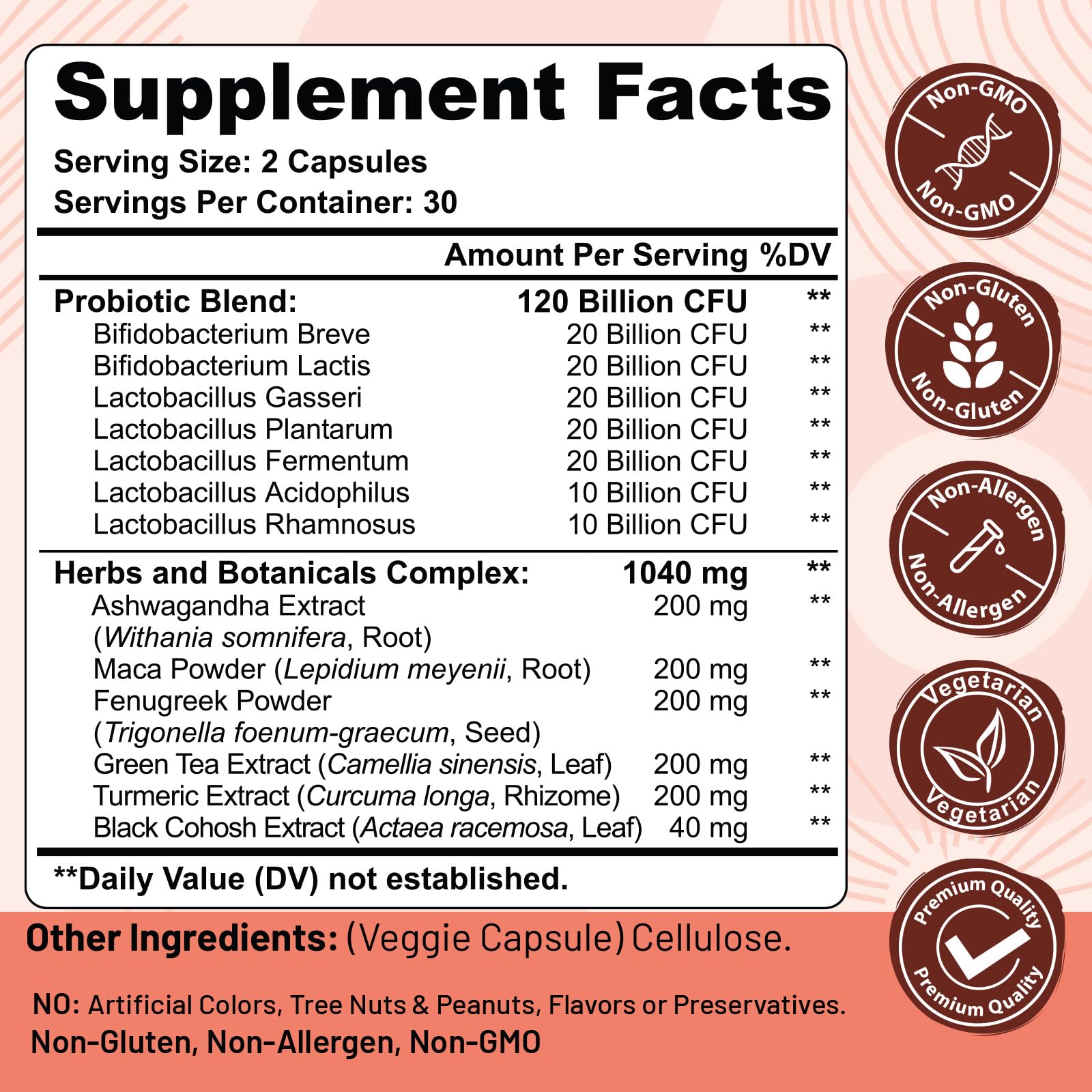 Trehealtt probiotic capsules close-up highlighting high CFU formula.
