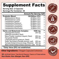 Trehealtt probiotic capsules close-up highlighting high CFU formula.