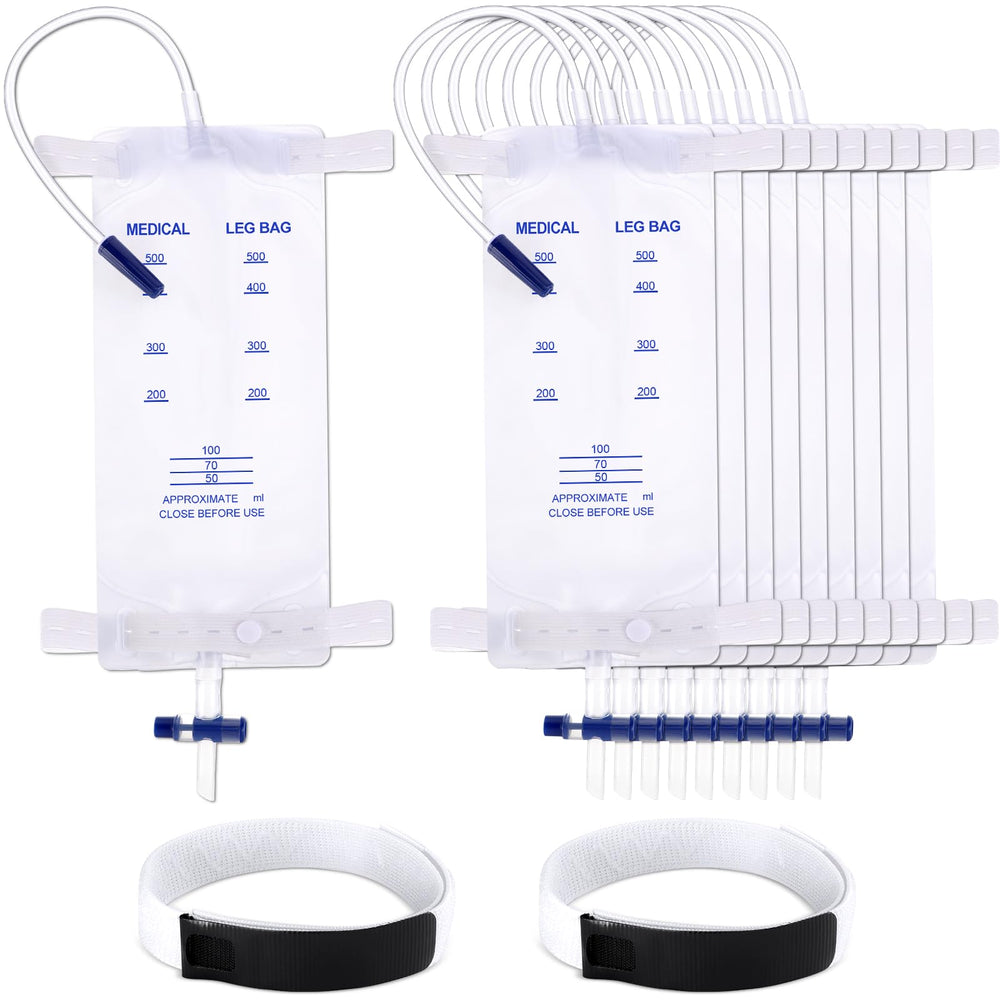 TrelaCo catheter leg bag 500ml offers a secure fit for daily mobility.
