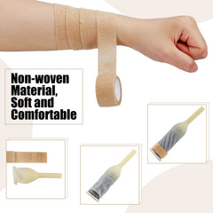 TrelaCo fixer tape rolls ensure secure fixation and leakage control.