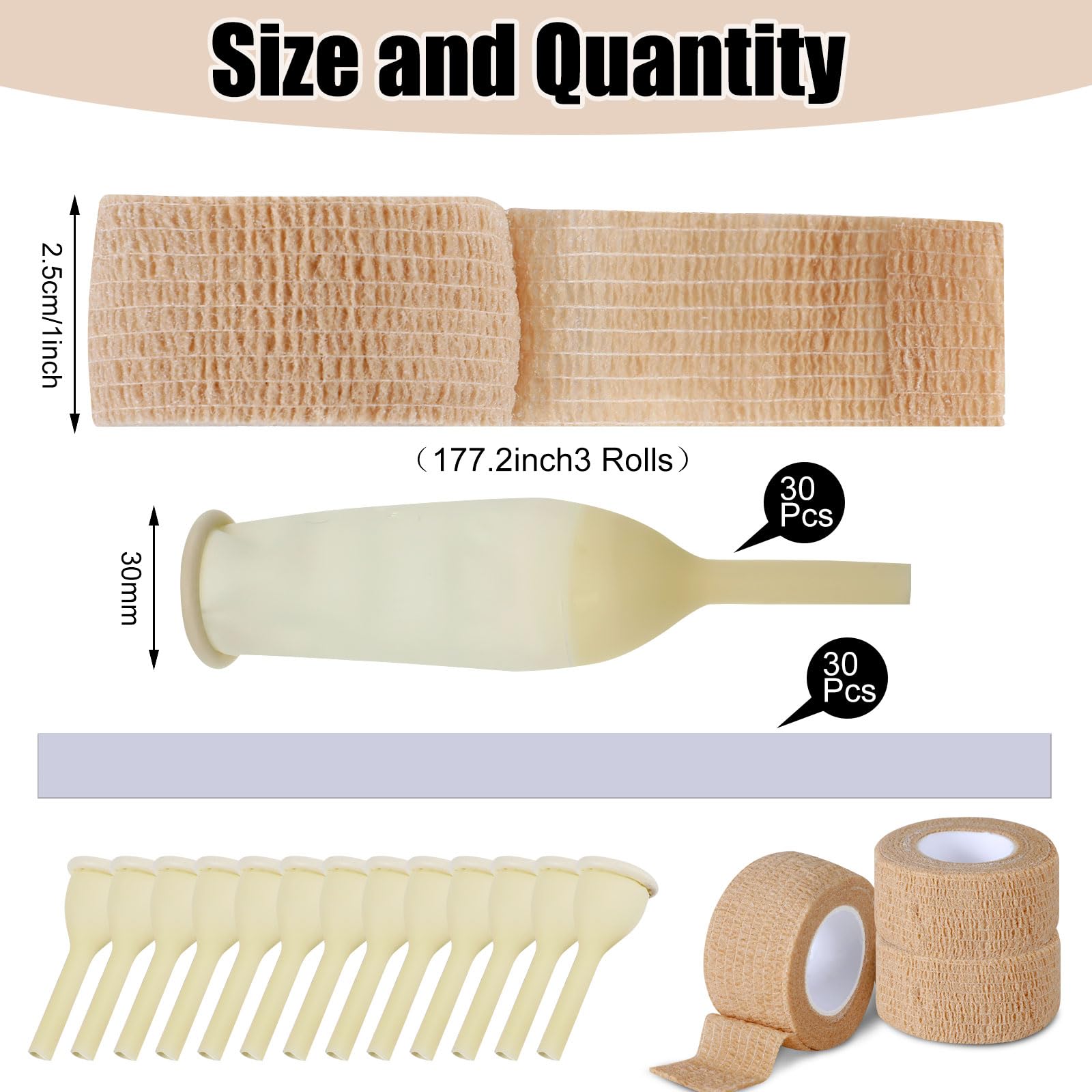 TrelaCo self adhesive tape for easy, skin friendly fit