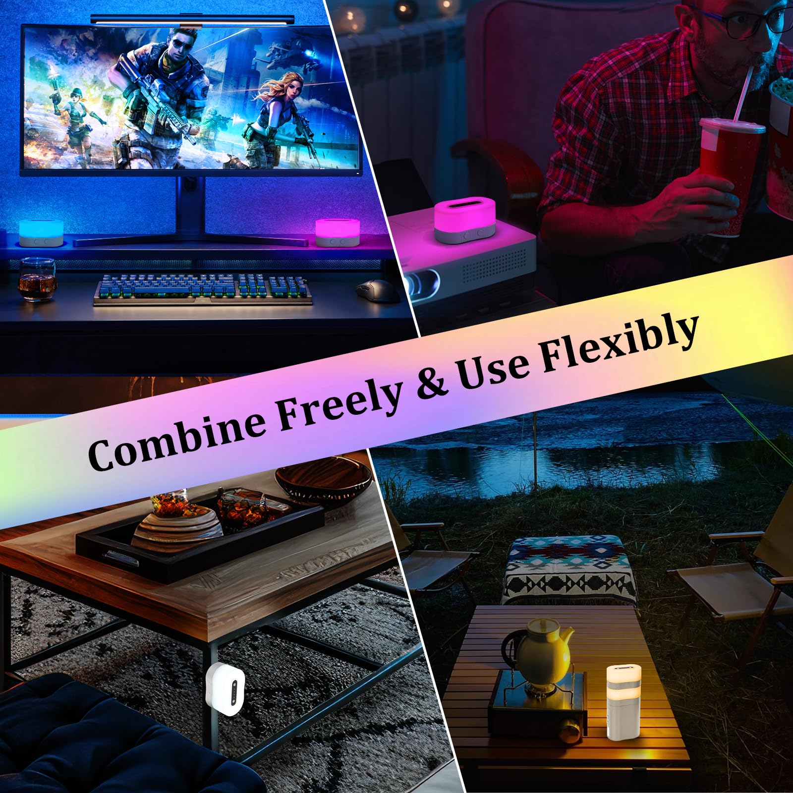 Ideal for bedrooms, bars, and parties with a soft glow