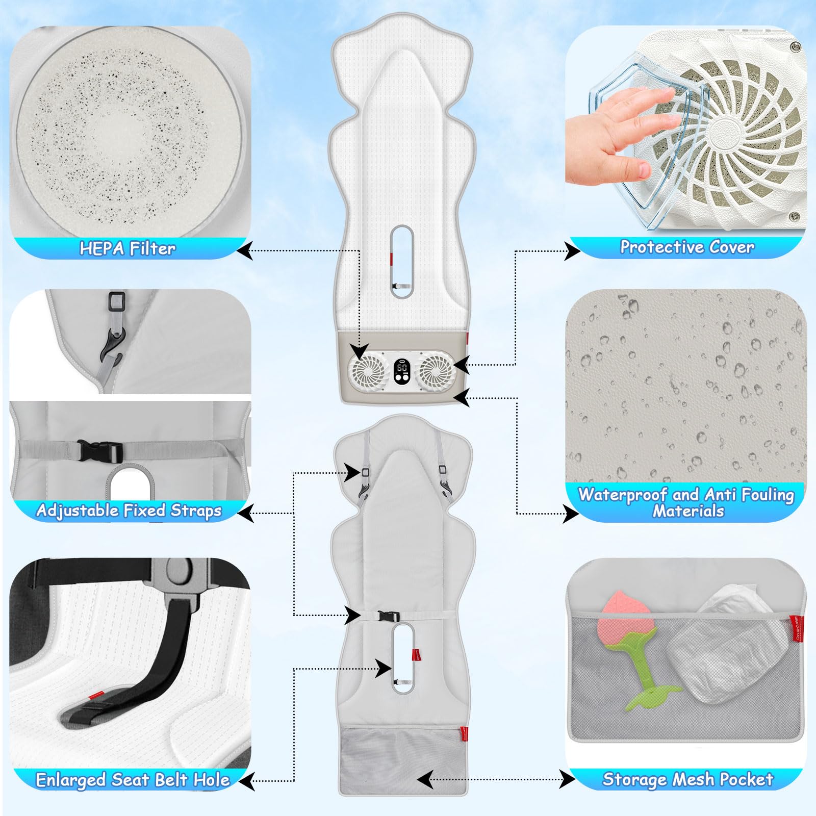 TRELC easy install and foldable setup with warranty for confidence