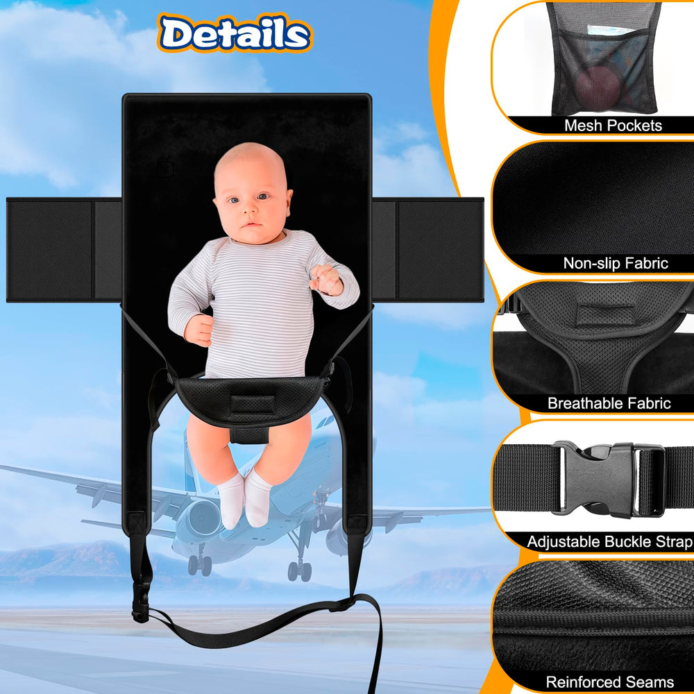 TRELC travel bed suitable for airplane, train, or rail journeys