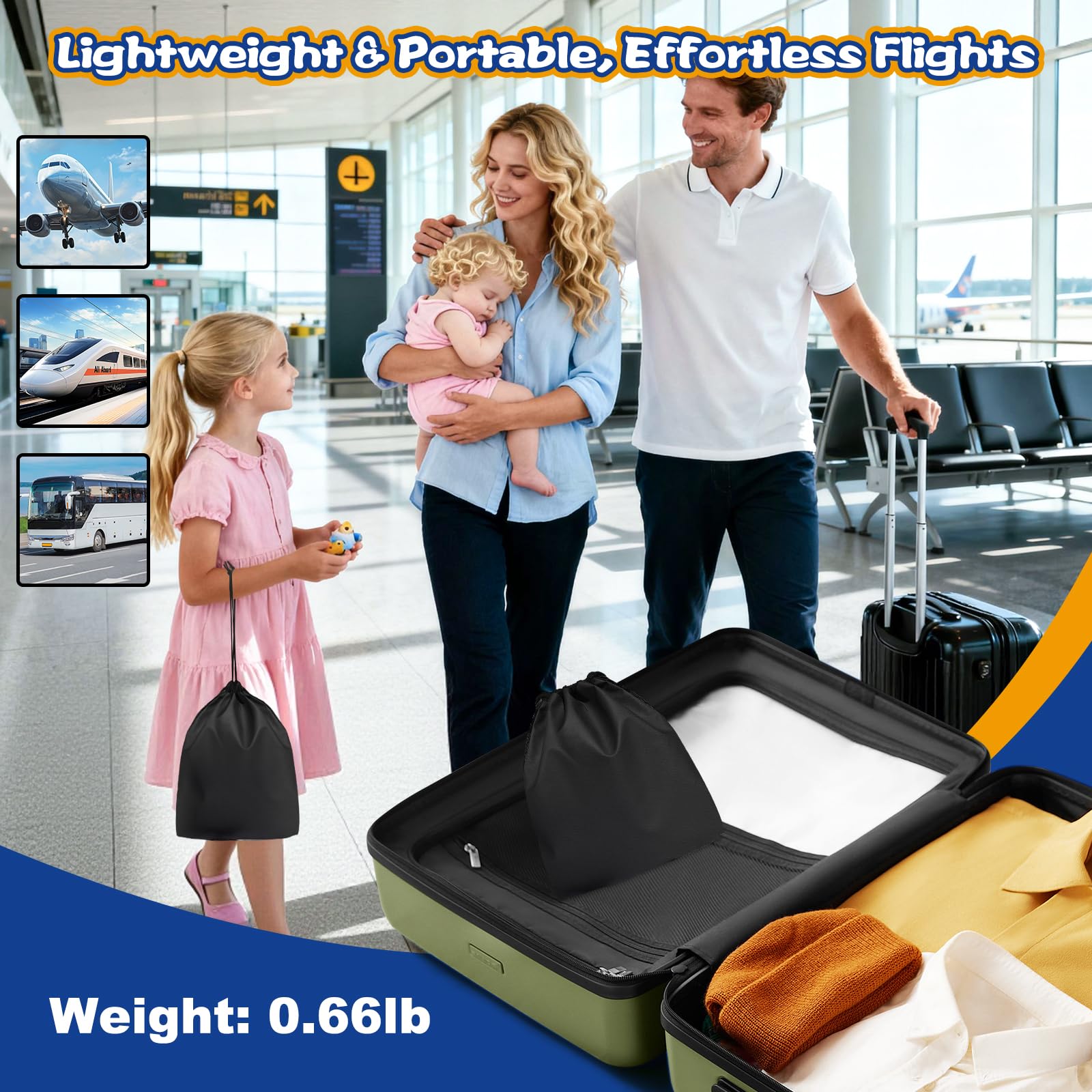 TRELC tray-table attachment enables quick, tool-free setup mid-flight